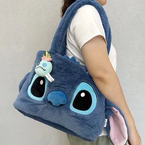 Phong Cách Chính Hãng Hoạt Hình Stitch Sang Trọng Túi Dễ Thương Dung Tích Lớn Gỗ Thu Đông Sang Trọng Túi Đeo Vai Sullivan Túi Tote Sách