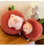 Ấm cúng Sang Trọng Lợn Táo Gối Ngắn Sang Trọng Thú Nhồi Bông Món Quà Hoàn Hảo 26cm 36cm
