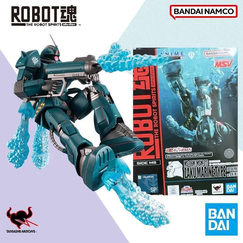 Bandai Robot Spirit MS-06M Zaku Marine Type Set Anime Full Action ...
