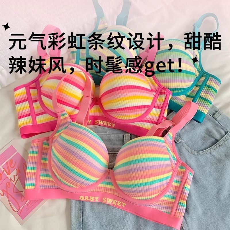 Áo Ngực Mỏng Kích Thước Lớn Quần Lót Ngực Lớn Nữ Tập Hợp Loại Có Thể Điều Chỉnh Push-up Ngực Hỗ Trợ Hàng Đầu Áo Ngực Chống Chảy xệ Nữ