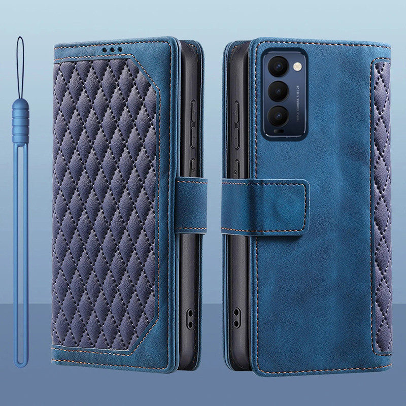 Dành Cho Tecno Camon 18P 18 Premier Lật Da Đựng Thẻ Sách Ví Đứng Bảo Vệ Toàn Diện Cho Tecno Camon 18 18P Vỏ Điện Thoại