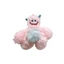 Móc khóa sang trọng đầy màu sắc Furry Yeti sang trọng Trang trí túi búp bê quái vật dễ thương