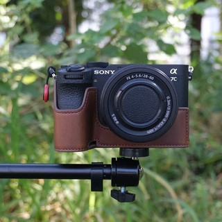 Thích hợp cho túi đựng máy ảnh Sony A7C2 A7M4 Vỏ bảo vệ A6400 A7R5 A6300A7M3 A6700 Bao da