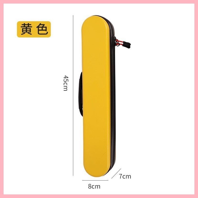 Túi Câu Cá Bảo Quản Câu Cá [Xám Bạc] Vỏ Cứng Mini 45cm Túi Vật Thể Nhỏ Túi Thanh Ngắn Hộp Bảo Quản Trẻ Em Dày Chống Thấm Nước Túi Câu Cá Túi Stream Túi Cần