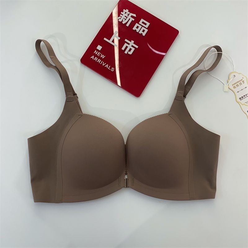 Quần Lót Liền Mạch Nữ Ngực Nhỏ Tập Hợp Để Nhìn Lớn Không Vòng Thép Nhận Ngực Hỗ Trợ Hàng Đầu Ngăn Ngừa Chảy xệ Áo Ngực