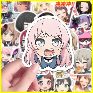 [Zoci] Nhãn dán Bangdream (72 tờ) Nhãn dán gói cảm xúc Bangdream Phiên bản Q Nhãn dán tài liệu sổ tay dễ thương
