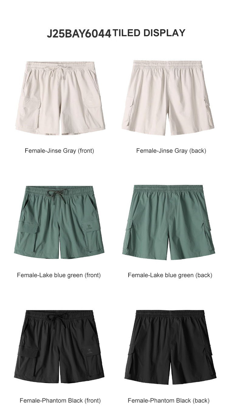 Mô tả Quần short thể thao CAMEL CROWN dành cho nữ leo núi chống nắng thông thường quần short khô nhanh - 2