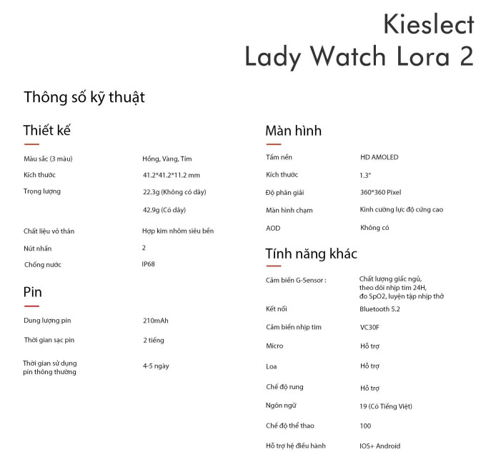 Giao diện Kieslect Lora 2