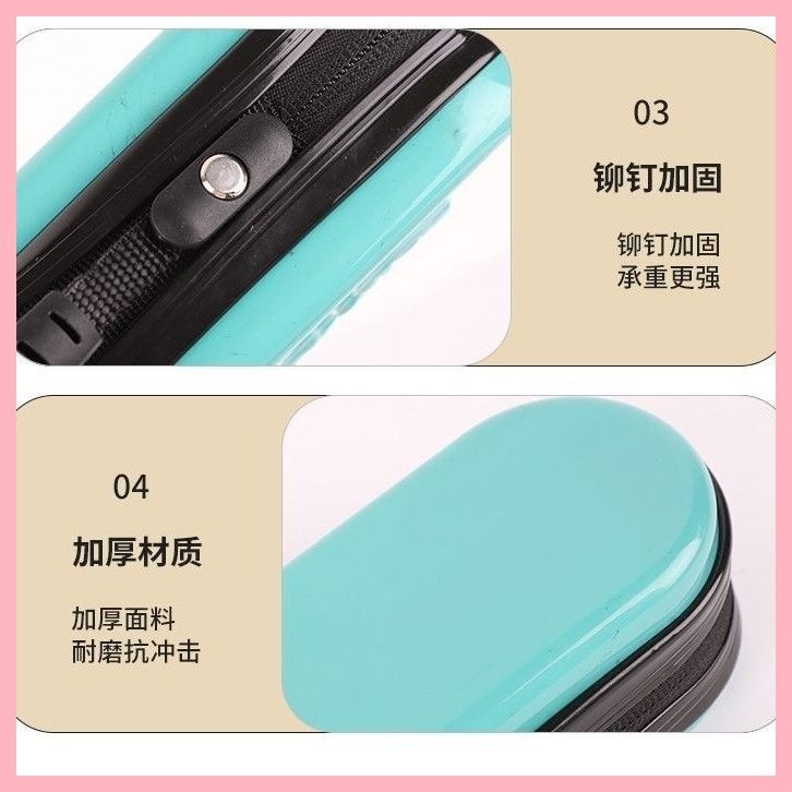 Túi Câu Cá Bảo Quản Câu Cá [Xám Bạc] Vỏ Cứng Mini 45cm Túi Vật Thể Nhỏ Túi Thanh Ngắn Hộp Bảo Quản Trẻ Em Dày Chống Thấm Nước Túi Câu Cá Túi Stream Túi Cần