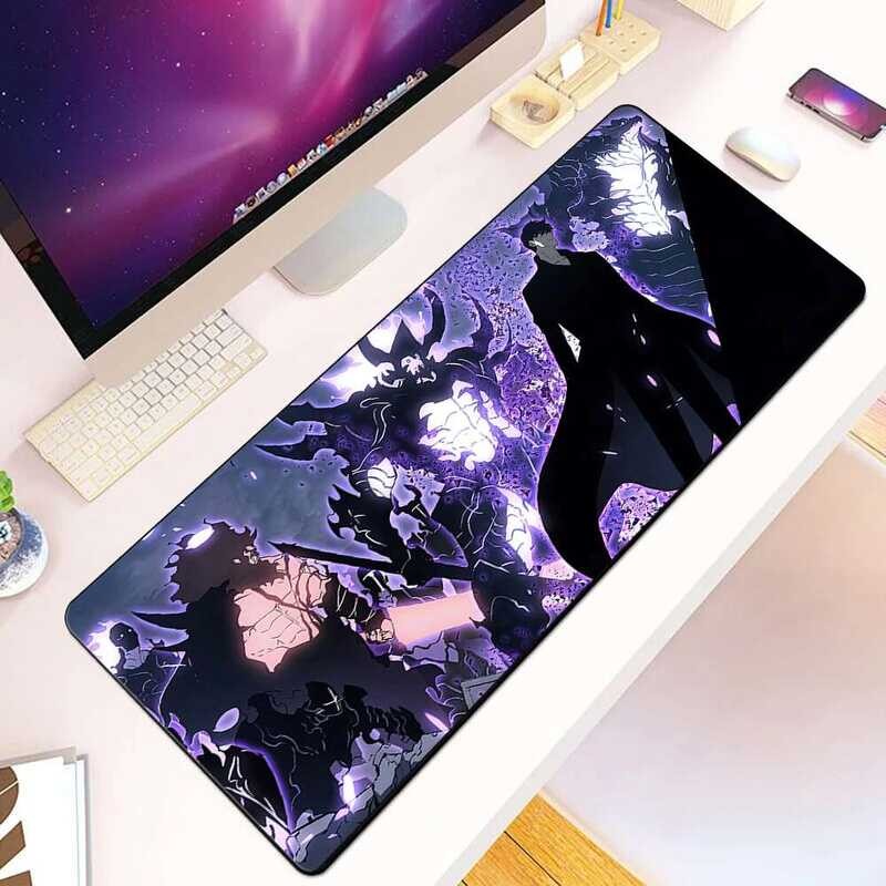 Solo Leveling Shadow King Mousepad HD In Máy Tính Game Thủ Khóa Cạnh Chống Trơn Trượt Miếng Lót Chuột XXL90x40cm Bàn Phím PC Để Bàn Pad