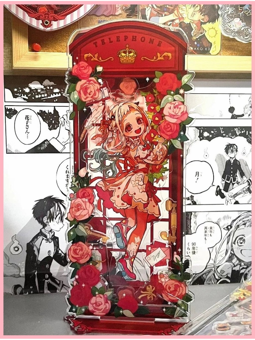Sản phẩm mới Thương hiệu đứng Hanako -kun Yugi Amane Phong cách phổ biến Acrylic hai chiều Thung lũng trái đất Thanh thiếu niên Hanako-kun Gian hàng điện thoại Thương hiệu đứng Đồ trang trí hàng hóa Yahiro Nene Akane Aoi Nanamine Sakura Namine Sakura