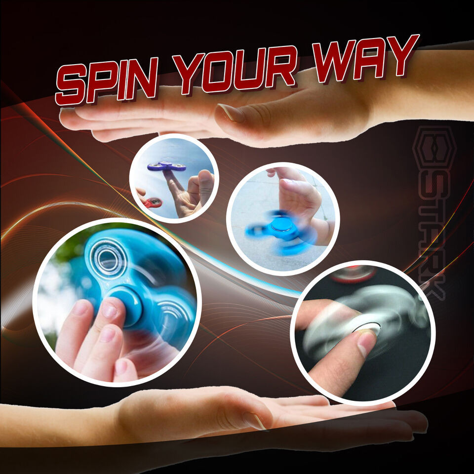 Sáng Tạo Spinner Đồ Chơi Cho Trẻ Em Nhiều Màu Sắc Kim Loại Ngón Tay Con Quay Cho Bé Trai Giảm Căng Thẳng Tay Spinner