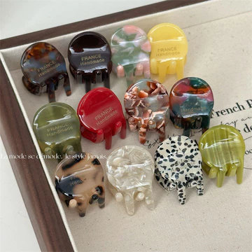 Ness Home Kẹp Tóc Hàn Quốc Mini Dễ Thương Kích Thước Nhỏ Acetate Kẹp Nữ Kẹp Tóc Nhỏ Bên Nổ Kẹp Cá Mập Nhỏ Kẹp Tóc Kẹp Tóc Gãy Kẹp Tóc Công Chúa Kẹp Tóc Nhỏ Phụ Kiện Tóc