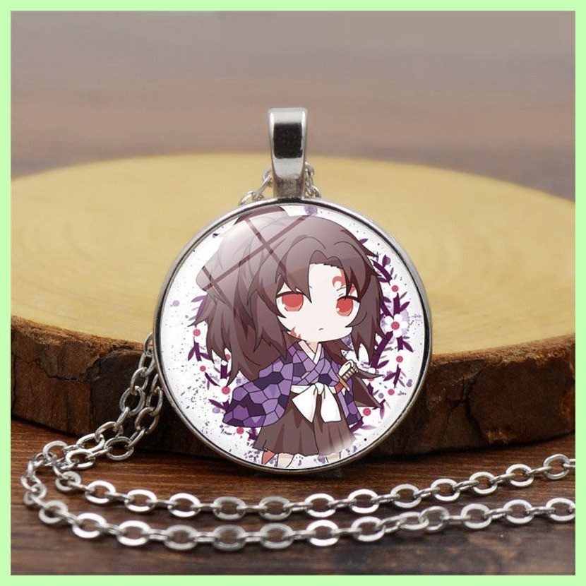 Món Quà Trang Sức Mới Demon Slayer Tanjiro Demon Slayer Vòng Cổ Nữ Sinh Viên Phiên Bản Hàn Quốc Đơn Giản Dễ Thương Mặt Dây Chuyền Anime Hàng Hóa Bạn Bè Bạn Gái Quà Tặng Nezuko Zenitsu Muichirou Giyuu