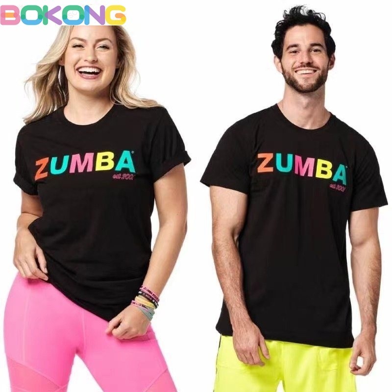 Zumba Nữ Tập Yoga, Aerobic, Chạy Bộ, Thể Dục Tay Ngắn, Áo Thun Thể Thao Giá Rẻ