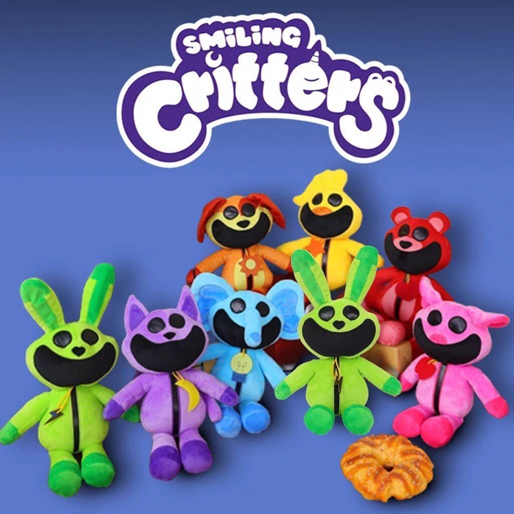 poppy playtime3 Thú Nhồi Bông Hình smiling critters Plush/CraftyCorn/ Bubbaphant/DogDay/PickyPiggy/CatNap/Bobby
