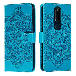 Ốp Điện Thoại Da Hoa Emboss Cho OPPO F11 PRO F11Pro Datura Ví Flip Book Case Cover Funda