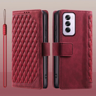 Dành Cho OPPO Reno12 Pro 5G Lật Da Đựng Thẻ Sách Ví Đứng Bảo Vệ Toàn Diện Cho OPPO Reno12 5G Reno 12 Pro 5G Vỏ Điện Thoại