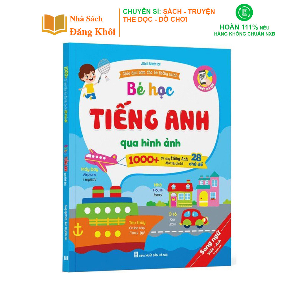 Mô tả Sách - 900 Câu Giao Tiếp Tiếng Anh - Song Ngữ Việt Anh - File Nghe Quét Mã - Cẩm Nang Mẹ Học Cùng Con Mỗi Ngày - 4