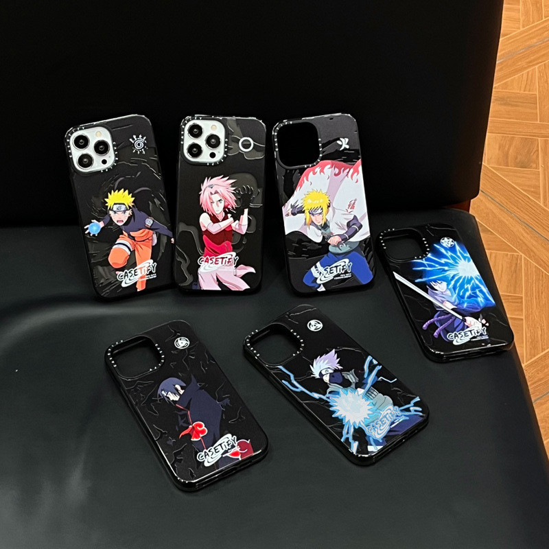 Casetify Naruto Màu Đen Dành Cho IPhone 11 14 15 Pro Max 12 13 Mini