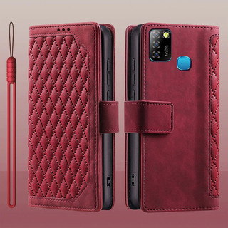 Dành Cho Infinix Smart 5 X657 X657B X657C Lật Da Đựng Thẻ Sách Ví Đứng Bảo Vệ Toàn Diện Dành Cho Infinix Hot 10 Lite Vỏ Điện Thoại