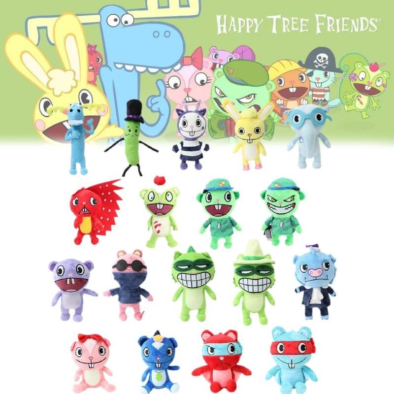 Đồ chơi thú vị Flippy sang trọng Happy Tree Friends Soldier Bear With Pp Cotton