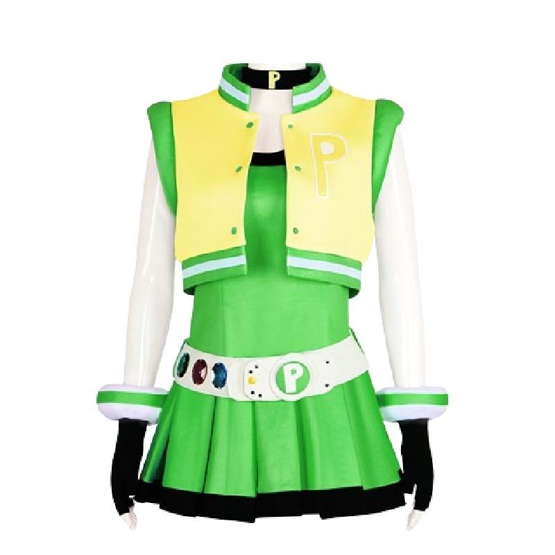 Thời Trang Powerpuff Girls Cosplay Đầm Dành Cho Người Hâm Mộ Đường Phố Độc Đáo Anime Mặc