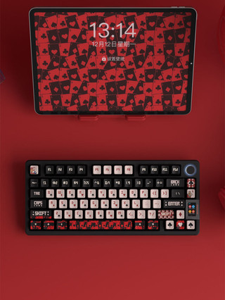 Secret Agent JOKER Poker Bốn Mặt Mờ Keycap PBT Chất Liệu Năm Mặt Thăng Hoa Trong Suốt Hai Da Bàn Phím Sữa Keycap