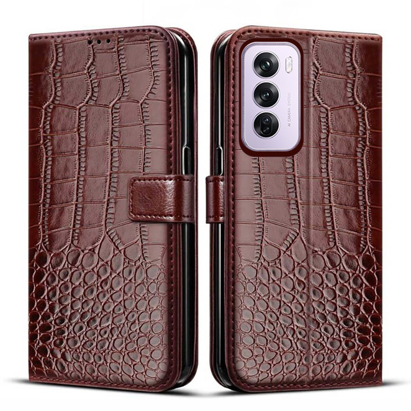 Dành Cho OPPO Reno12 Pro 5G Ốp Lưng Ví Đựng Thẻ Đứng Từ Tính Lật Da Bao Da Dành Cho OPPO Reno 12 Pro 5G Ốp Lưng Điện Thoại