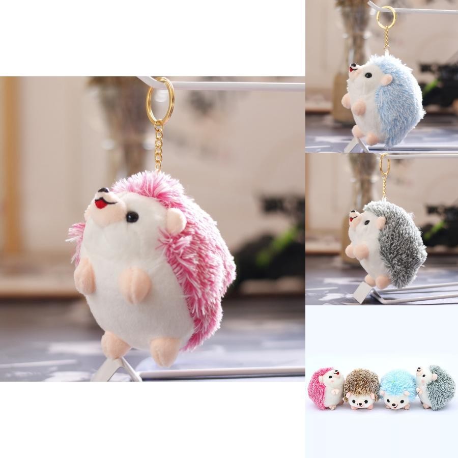 Đồ Chơi Nhím Sang Trọng Móc Khóa Dễ Thương Nhồi Bông Mềm Búp Bê Động Vật Quà Tặng Hoàn Hảo Nhỏ