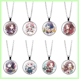 Món Quà Trang Sức Mới Demon Slayer Tanjiro Demon Slayer Vòng Cổ Nữ Sinh Viên Phiên Bản Hàn Quốc Đơn Giản Dễ Thương Mặt Dây Chuyền Anime Hàng Hóa Bạn Bè Bạn Gái Quà Tặng Nezuko Zenitsu Muichirou Giyuu