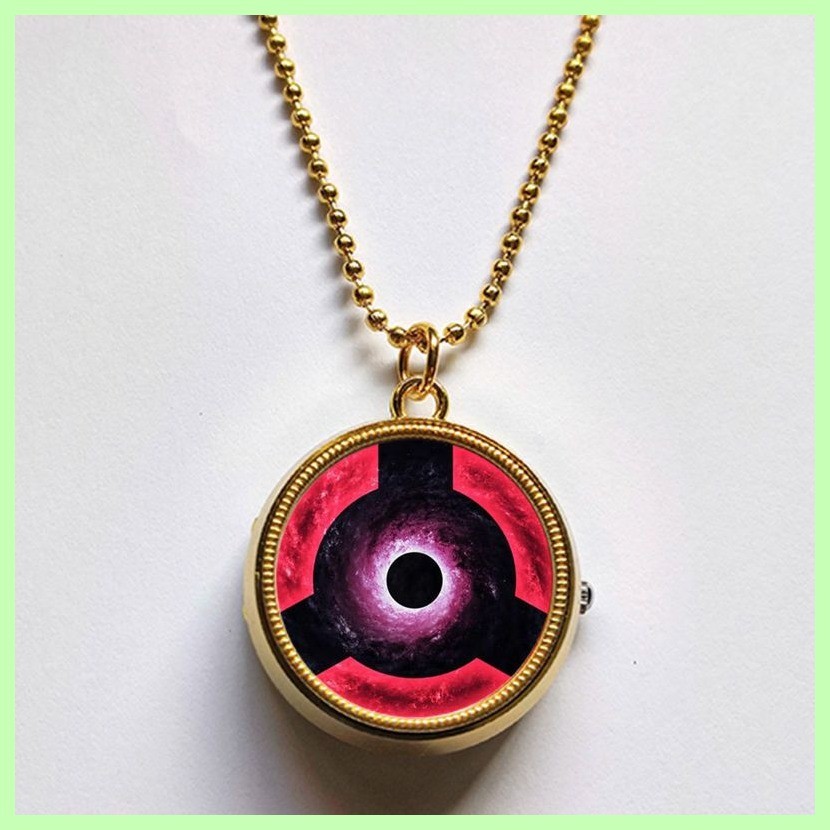 Món Quà Trang Sức Mới Naruto Sasuke Viết Mắt Tròn Thời Trang Anime Xoay Túi Đồng Hồ Trang Sức Vòng Cổ Đồng Hồ Nam Nữ Sinh Quà Tặng Sinh Nhật Kakashi Obito Gaara