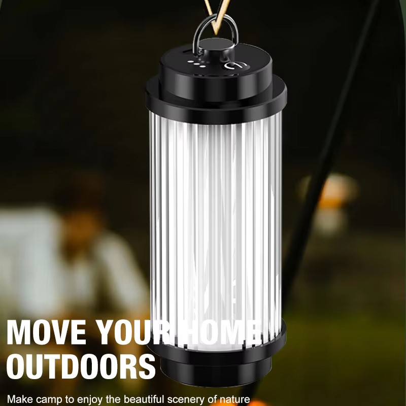 2 Chiếc Mini Cắm Trại Đèn LED Có Thể Điều Chỉnh Vô Cấp Sạc Lampu Di Động Ánh Sáng Trắng Ngoài Trời Dụng Cụ Cắm Trại
