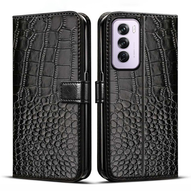 Dành Cho OPPO Reno12 Pro 5G Ốp Lưng Ví Đựng Thẻ Đứng Từ Tính Lật Da Bao Da Dành Cho OPPO Reno 12 Pro 5G Ốp Lưng Điện Thoại