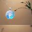 Vòng cổ mặt dây chuyền họa tiết cây tinh tế màu bạc cổ điển với Cabochon thủy tinh thủ công đẹp