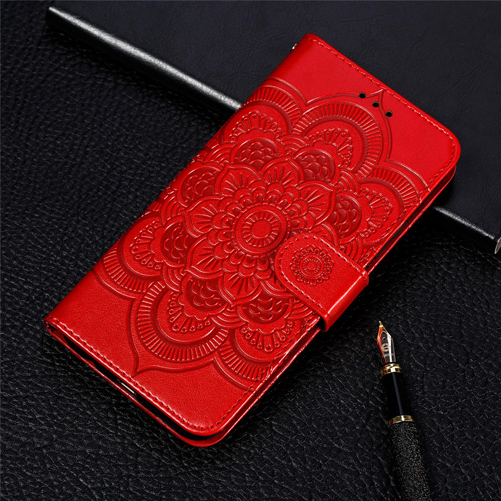 Ốp Điện Thoại Da Hoa Emboss Cho Infinix Hot 50 Pro Plus 5G 4G X6880 X6881 X6720 X6882 Ví Datura Flip Book Case Cover Funda