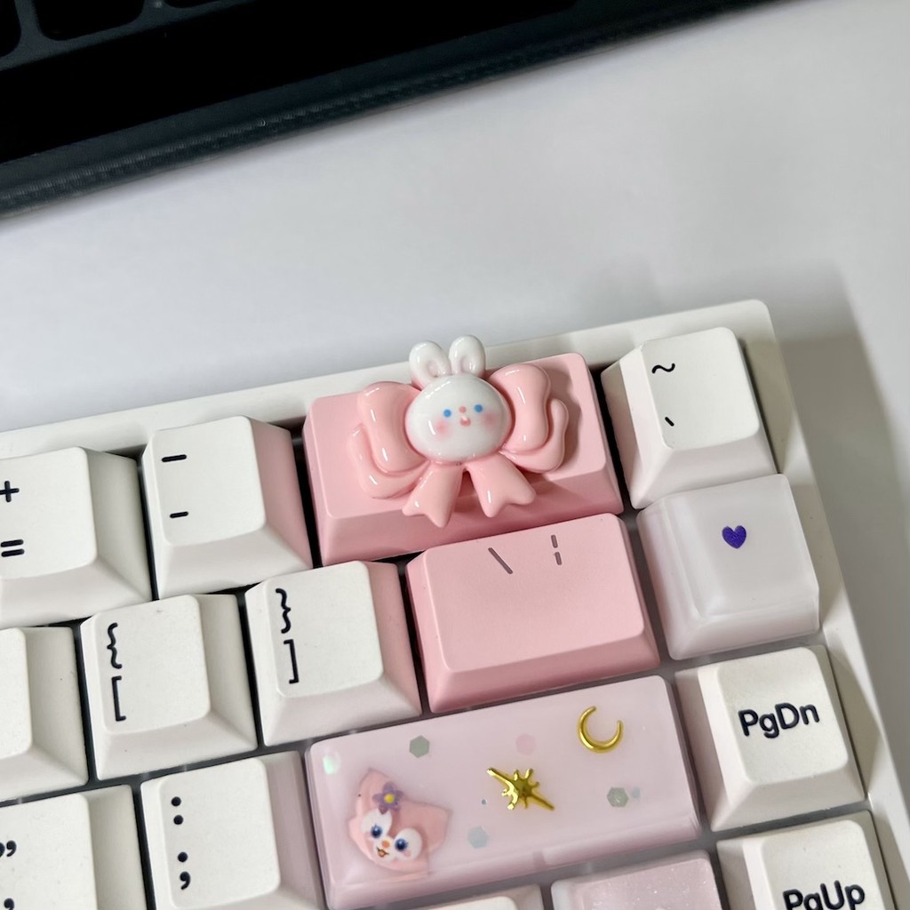 Backspace Loại bỏ 2U Keycap Cá nhân Bàn phím cơ chéo Trục Thỏ dễ thương ...