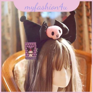 Đáng Yêu Kuromi Tai Băng Đô Sang Trọng Băng Đô Quấn Tóc Hoàn Hảo Cho Bé Gái Kawaii Trang Phục Dự Tiệc