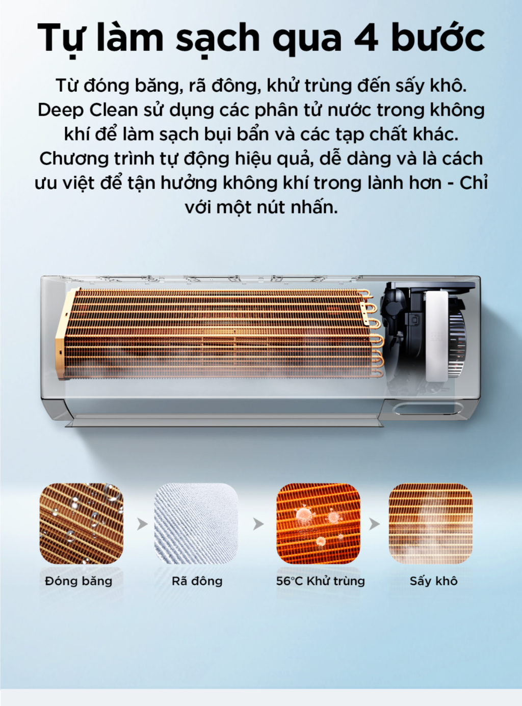 Mô tả Máy lạnh Inverter TCL FreshIN series 2.0 TAC-10CSD/FBI - 9