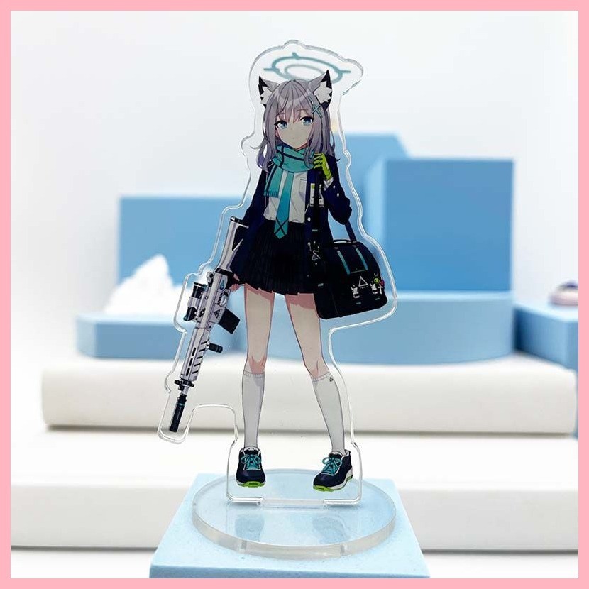 Stand Model Blue Archive Takanashi Hoshino Sunaokami Shiroko Sorasaki Hina Izayoi Nonomi [2180 Lời khen ngợi của mọi người] Azure File Acrylic Stand Trắng Arurina Hoshino Alice Ilubo HD Trang trí máy tính để bàn