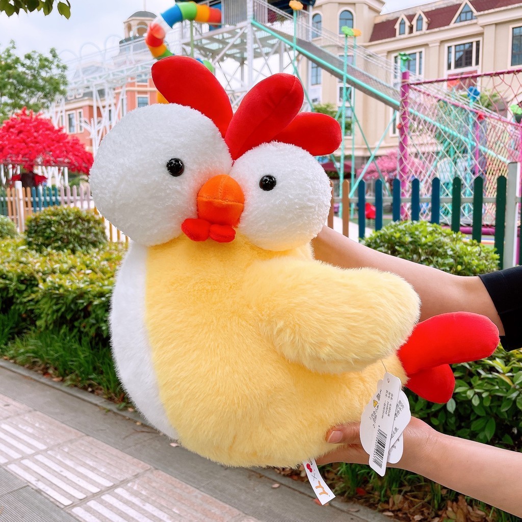 Kawaii Mắt Lớn Gà Sang Trọng Búp Bê Gà Vui Nhộn Đồ Chơi Nhồi Bông Cho Trẻ Em Gà Mềm Mại Sang Trọng Gối Đồ Chơi Sinh Nhật Cho Trẻ Em Trang Trí Nhà Cửa Giáng Sinh