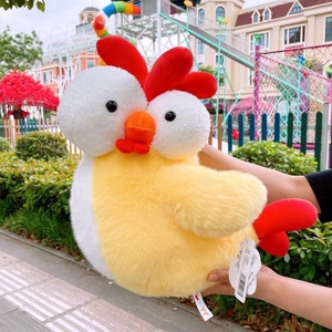 Kawaii Mắt Lớn Gà Sang Trọng Búp Bê Gà Vui Nhộn Đồ Chơi Nhồi Bông Cho Trẻ Em Gà Mềm Mại Sang Trọng Gối Đồ Chơi Sinh Nhật Cho Trẻ Em Trang Trí Nhà Cửa Giáng Sinh