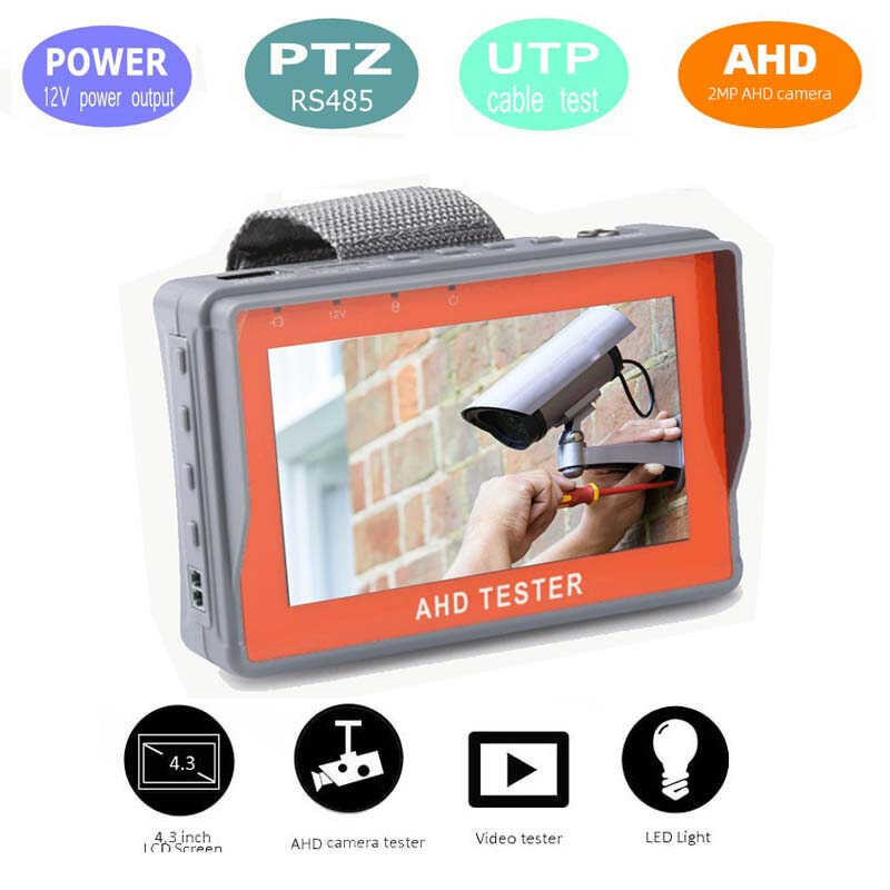 4.3 inch IV7A HD CCTV Monitor AHD 1080P Camera tương tự PTZ UTP Cáp ...