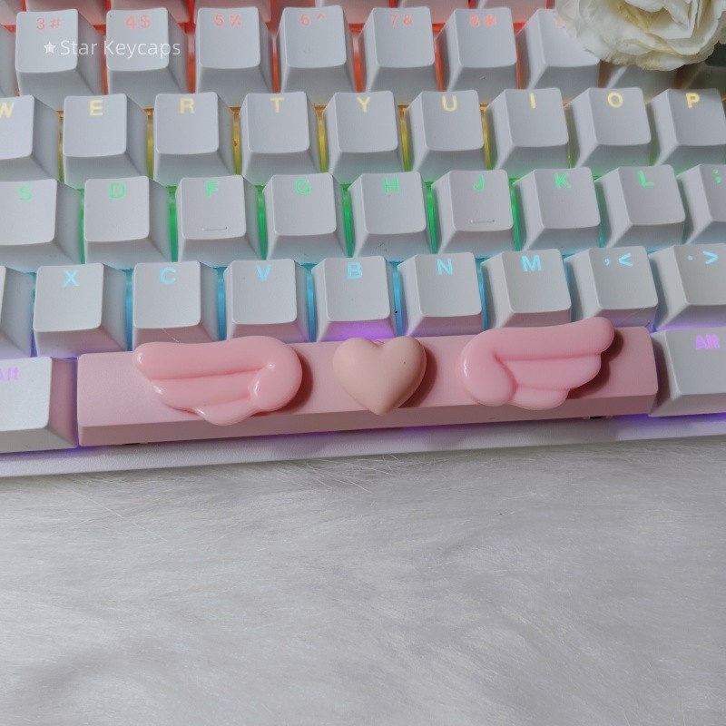 Diy Angel 's Wings Keycap 6.25u Spacebar Keycaps cho Cherry Profile Bàn ...