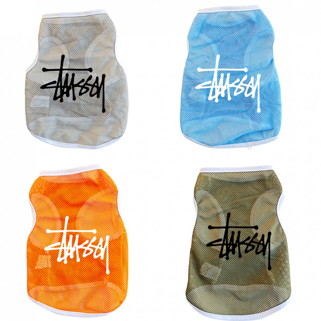 Áo Vest thoáng khí in hình mèo / chó Graffiti cho chó nhỏ