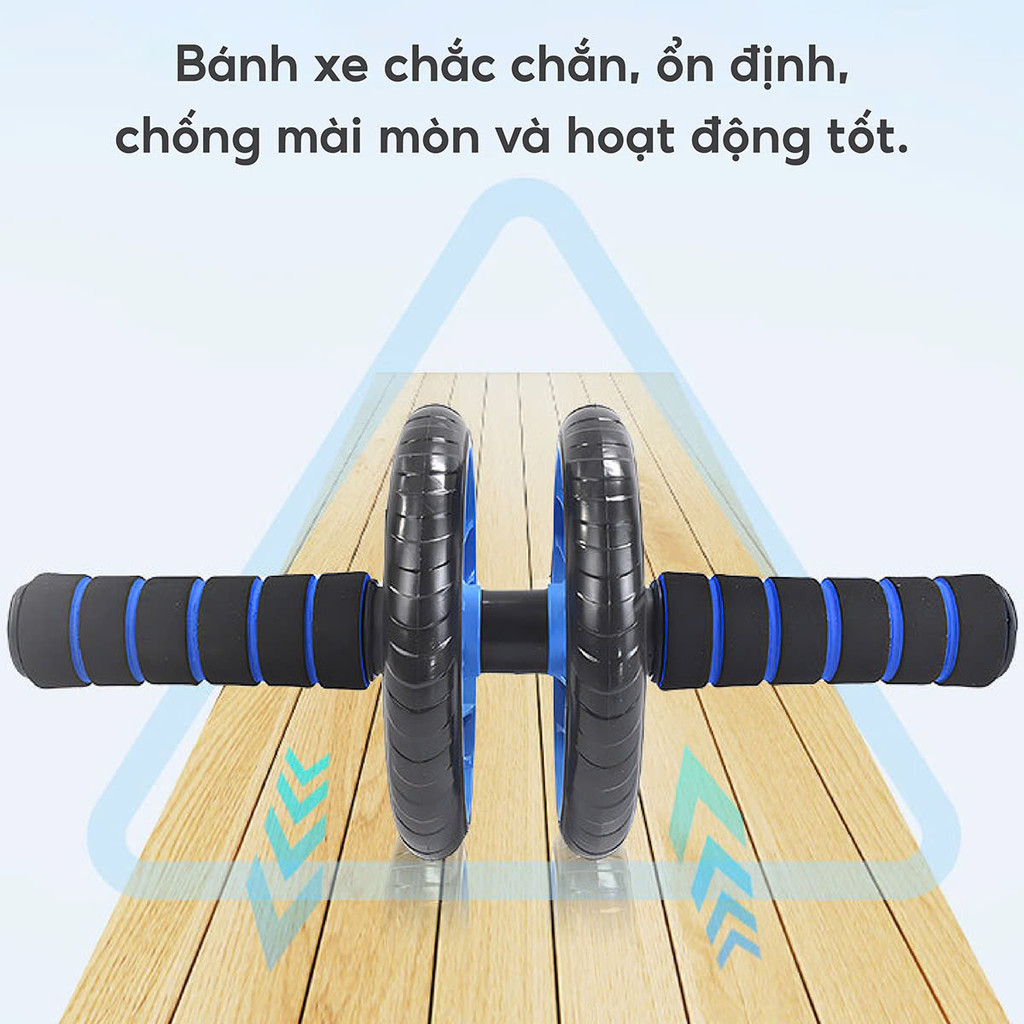 Mô tả -BG- TDR-100  Lăn Tập Bụng 2 Bánh luyện tập săn chắc CƠ Bụng, hỗ trợ thăng bằng - 2