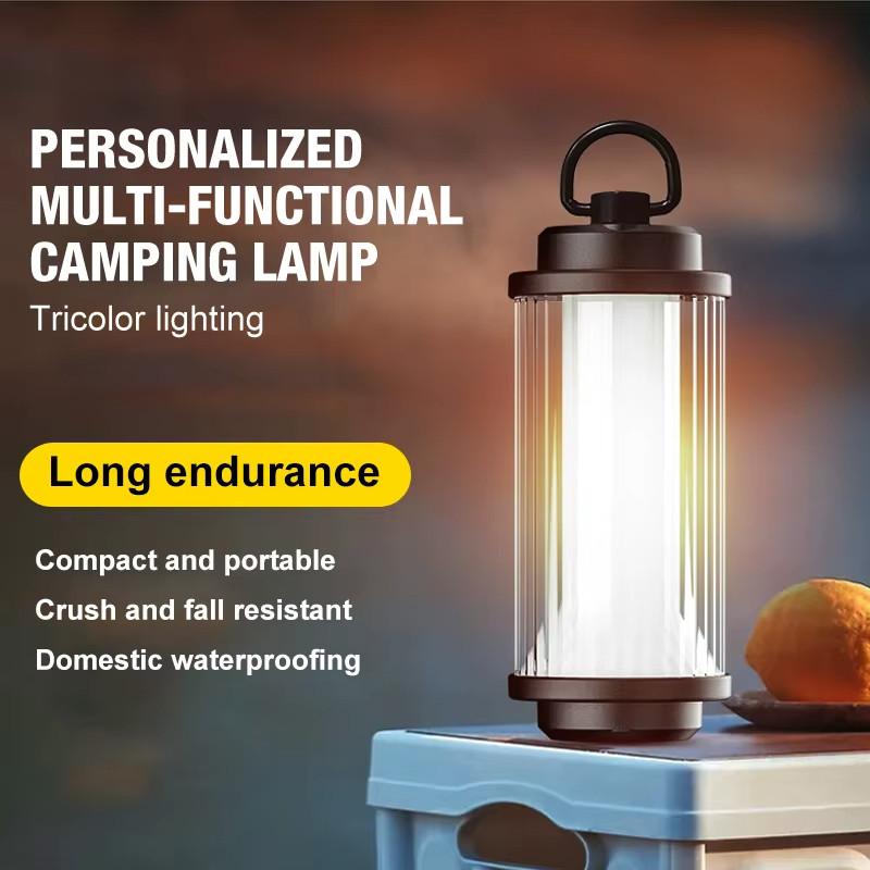 2 Chiếc Mini Cắm Trại Đèn LED Có Thể Điều Chỉnh Vô Cấp Sạc Lampu Di Động Ánh Sáng Trắng Ngoài Trời Dụng Cụ Cắm Trại