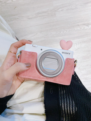 Thích Hợp Cho Sony ZV-1M2 Đa Năng ZV1F Đế Bảo Vệ Camera Màu Hồng Nửa Bộ Zv1 Thế Hệ Thứ Hai ZVE10