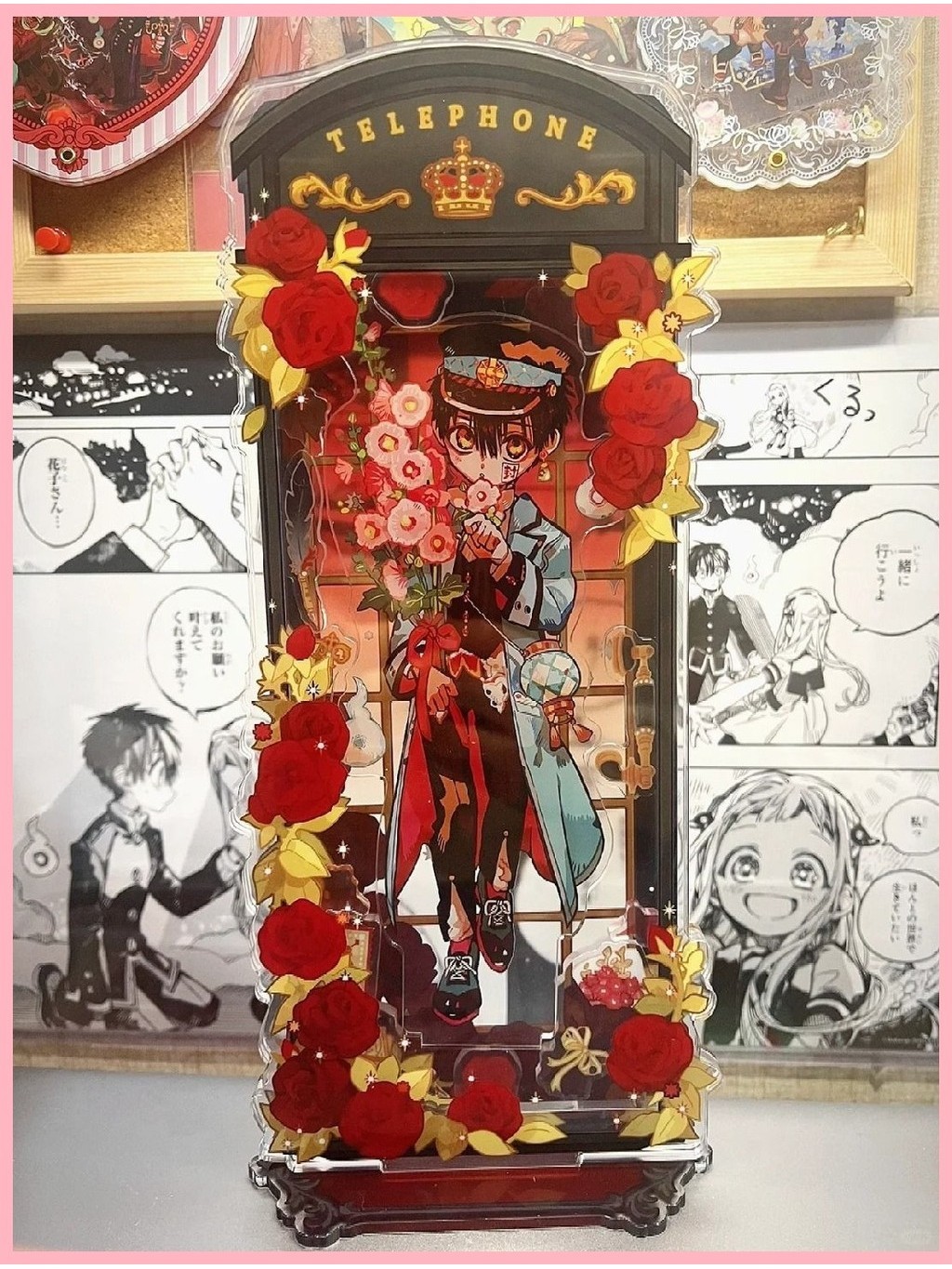 Sản phẩm mới Thương hiệu đứng Hanako -kun Yugi Amane Phong cách phổ biến Acrylic hai chiều Thung lũng trái đất Thanh thiếu niên Hanako-kun Gian hàng điện thoại Thương hiệu đứng Đồ trang trí hàng hóa Yahiro Nene Akane Aoi Nanamine Sakura Namine Sakura