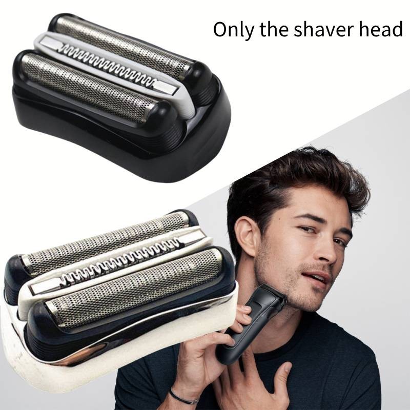 Đầu thay thế điện Braun 32b / 32s Thiết kế ba cánh để đóng và cạo chính xác